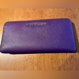 Michael Kors Purple Wallet